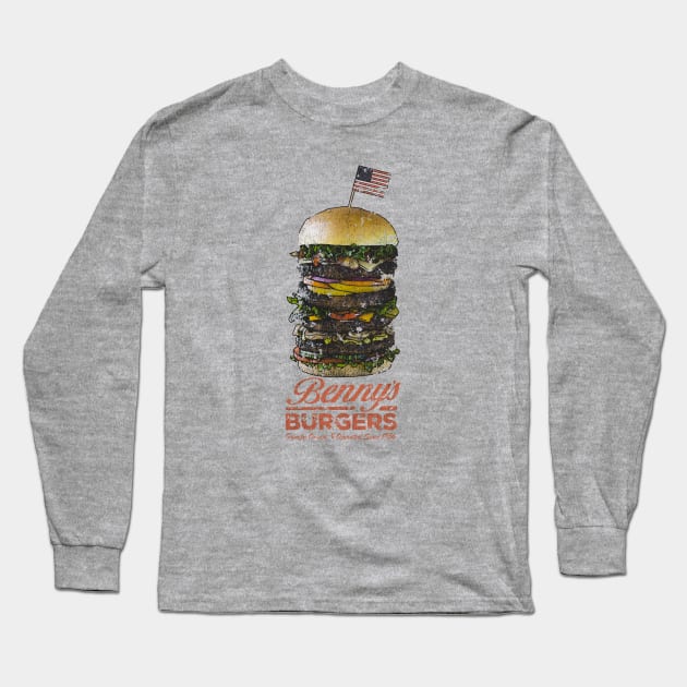 Benny's Burgers Vintage Long Sleeve T-Shirt by JCD666